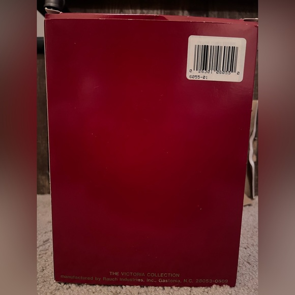 VTG Box of 4 Victoria Collection Green Gold Glitter Glass Christmas Ornaments - Picture 2 of 5